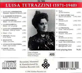 Tetrazzini: Prima Voce - Luisa Tetrazzini