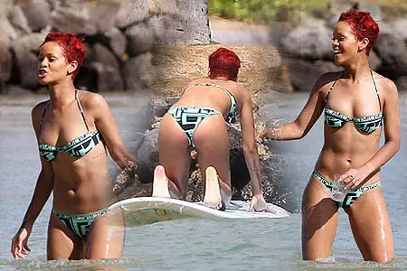 Rihanna - Vacation in Hawaii 9-5-10