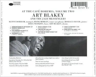 Art Blakey - At The Cafe Bohemia, Vol. 1 & Vol. 2 (1955) [RVG Edition, 2001] Repost