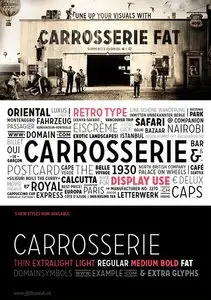 Carrosserie Font Family