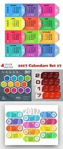 Vectors - 2017 Calendars Set 17