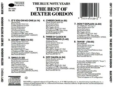 Dexter Gordon – The Best Of The Blue Note Years (Comp. 1988)