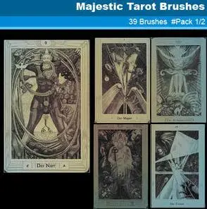 Majestic Tarot Brushes #1 for Photoshop