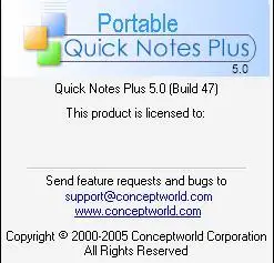 Portable Quick Notes Plus 5