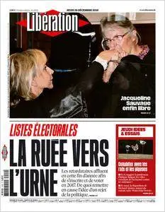 Libération du Jeudi 29 Décembre 2016