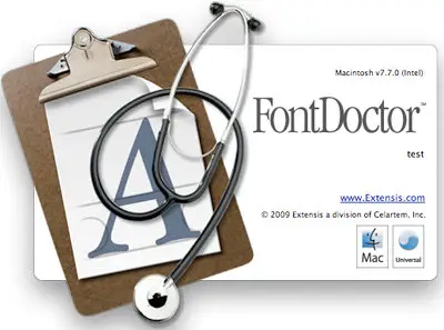 FontDoctor 7.7 UB - [mac osX]