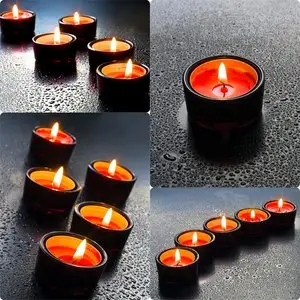Stock Photo - Red Candles