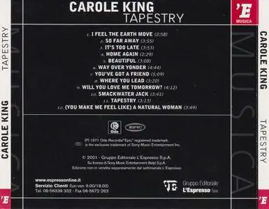 Carole King - Tapestry (1971) {2001, Reissue}