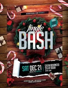 GraphicRiver Jingle Bash Xmas Flyer PSD