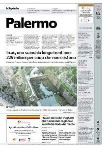 la Repubblica Palermo - 16 Febbraio 2018