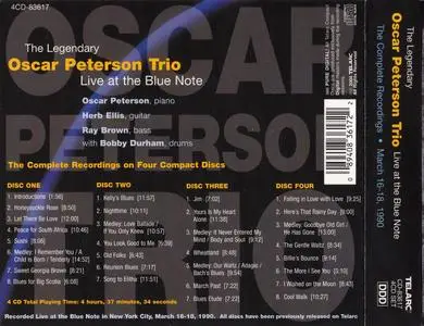 Oscar Peterson - Live at the Blue Note... The Complete Recordings (2004) {4CD Set, Telarc CD-83617 rec 1990}