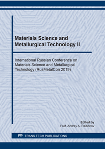 Materials Science and Metallurgical Technology II