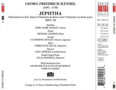 Marcus Creed, Akademie für Alte Musik Berlin, RIAS-Kammerchor - George Frideric Handel: Jephtha (1994)