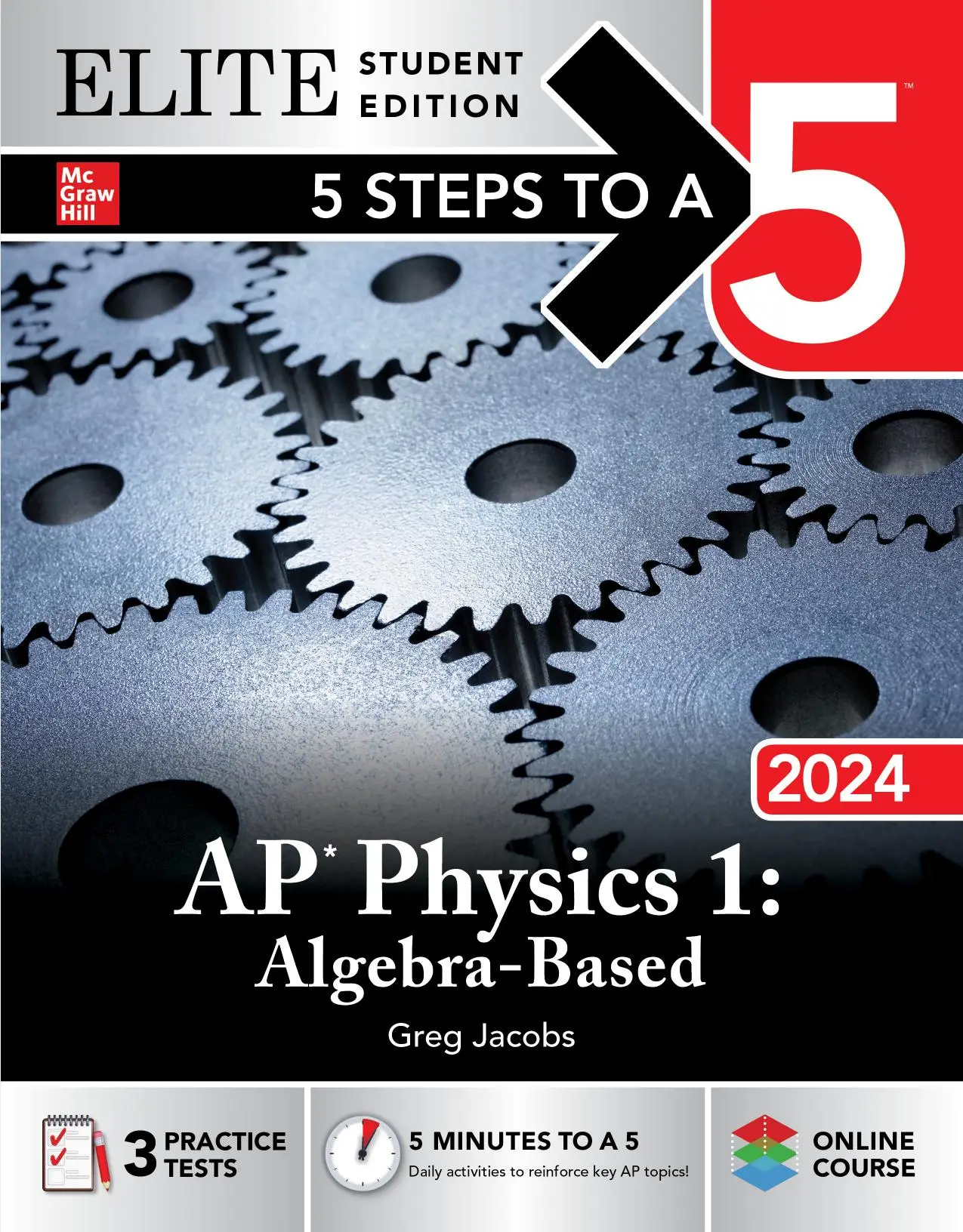 5 Steps to a 5 AP Physics 1 AlgebraBased 2024, Elite Student Edition / AvaxHome