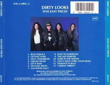 Dirty Looks - Five Easy Pieces (1992) [US 1st Press]
