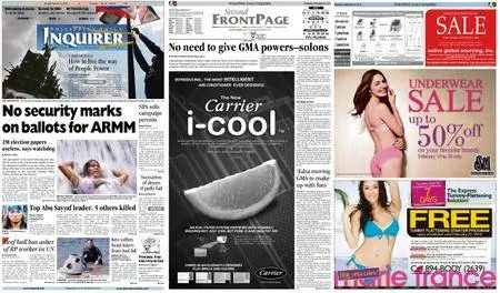 Philippine Daily Inquirer – February 22, 2010