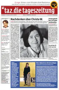 Tageszeitung TAZ vom 02 Dezember 2011