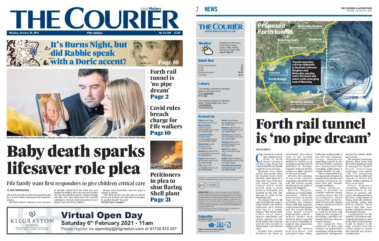 The Courier Fife January 25, 2021 / AvaxHome