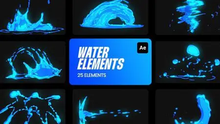 Water Cartoon FX for After Effects 36189143