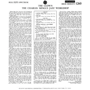 Charles Mingus - The Clown (1957) {2007 Japan MiniLP, WPCR-25144} [Repost]
