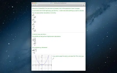 PocketCAS for Mathematics v3.4.2 Multilingual Mac OS X