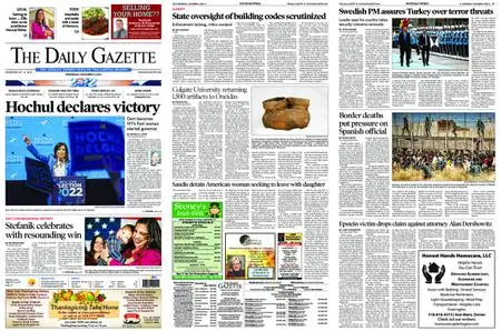 The Daily Gazette – November 09, 2022