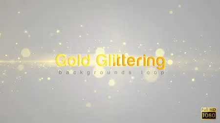Gold Glittering - Motion Graphics (VideoHive)