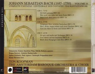 Ton Koopman, Amsterdam Baroque Orchestra & Choir - Johann Sebastian Bach: Complete Cantatas Vol. 16 [3CDs] (2004)
