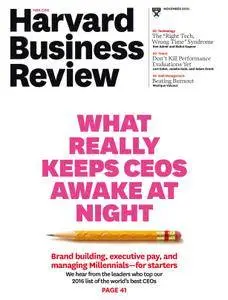 Harvard Business Review - November 01, 2016