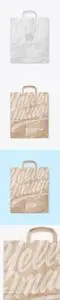 Kraft Shopping Bag Mockup 54544