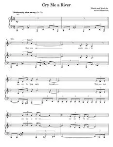Cry Me A River - Arthur Hamilton, Barbra Streisand, Ella Fitzgerald, Julie London (Piano-Vocal-Guitar)