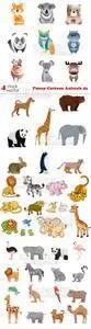 Vectors - Funny Cartoon Animals 43