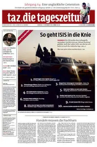 Tageszeitung TAZ vom 09 September 2014