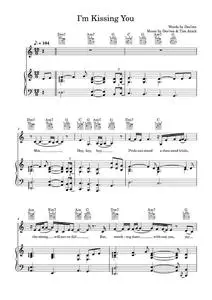 I’m Kissing You - Des'ree (Piano-Vocal-Guitar (Piano Accompaniment))