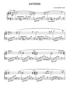 Anthem - Suzanne Ciani (Piano Solo)