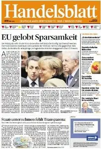 Das Handelsblatt vom 31. Januar 2012