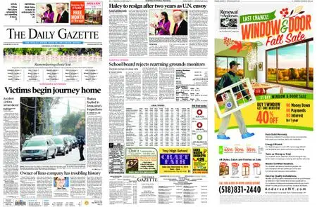 The Daily Gazette – October 10, 2018