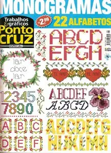 Trabalhos & Gráficos Ponto Cruz № 8 2010  - Monogramas