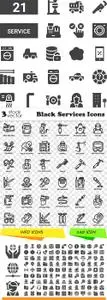 Vectors - Black Services Icons