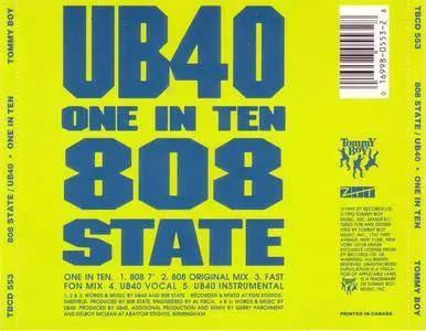 808 State/UB40 - One In Ten (US CD5) (1992) {ZTT/Tommy Boy} **[RE-UP]**