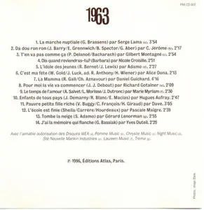 Les plus belles chansons françaises - 1963 