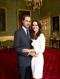 Prince William of Wales and Kate Middleton - Royal Engagement Portraits 2010