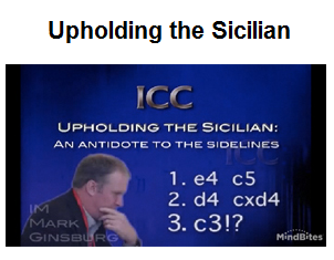Chess: IM Ginsburg – Upholding The Sicilian