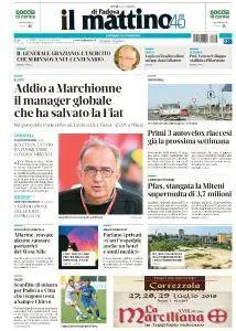 Il Mattino di Padova - 26 Luglio 2018