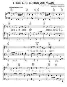 I Feel Like Loving You Again - T.G. Sheppard (Piano-Vocal-Guitar)