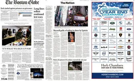 The Boston Globe – December 30, 2021