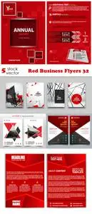 Vectors - Red Business Flyers 32