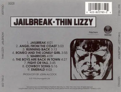 Thin Lizzy - Jailbreak (1976) Repost