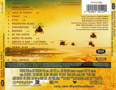 Hans Zimmer & VA (Lisa Gerrard, Rachid Taha) - Black Hawk Down: Original Motion Picture Soundtrack (2002)