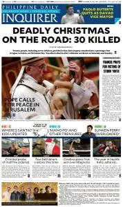 Philippine Daily Inquirer - December 26, 2017